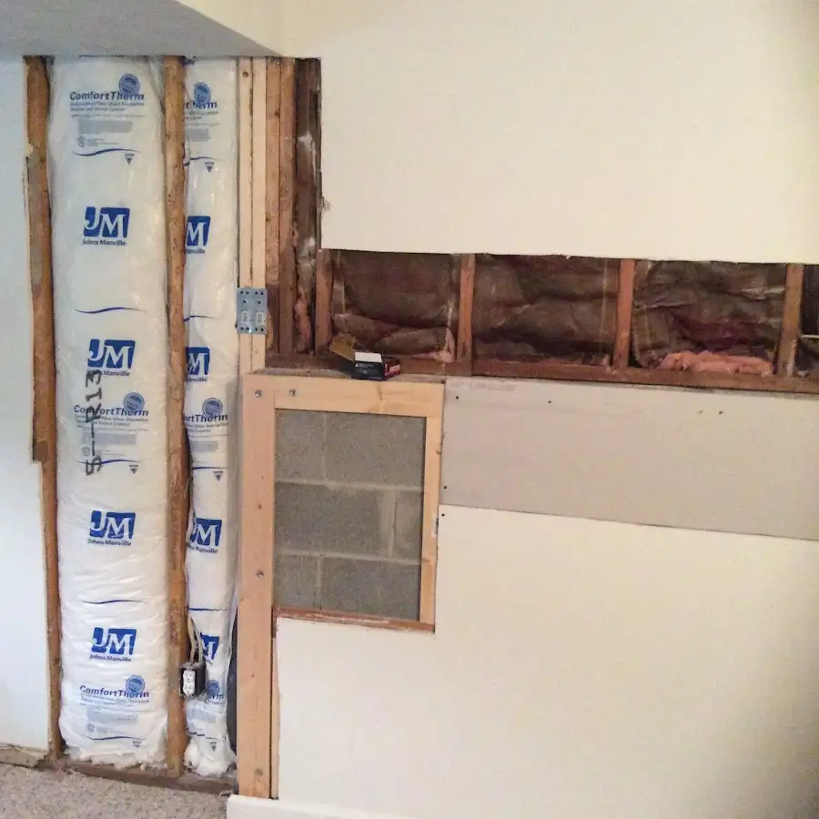 Wall insulation replacement during Contents Cleaning & Restoration in Fair Oaks